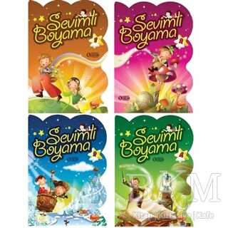 Sevimli Boyama 4 Kitap Takım - Karatay Çocuk