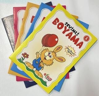 Sevimli Boyama Seti 5 Kitap - 1