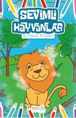Sevimli Hayvanlar Boyama Kitabım - 1