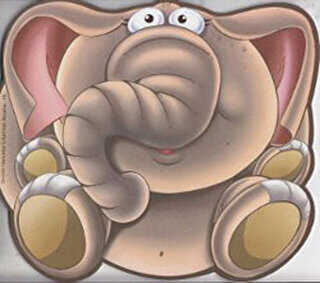 Sevimli Hayvanlar Çıkartmalı Boyama - Fil - Final Kültür Sanat Yayınları