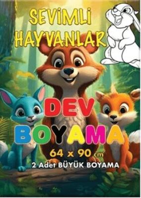 Sevimli Hayvanlar Dev Boyama - 1