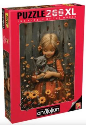 Sevimli Kız 260 Parça Puzzle - 1