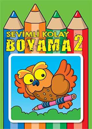 Sevimli Kolay Boyama 2 - Parıltı Yayınları