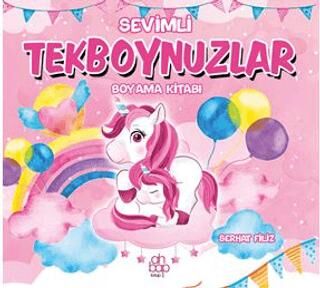 Sevimli Tekboynuzlar Boyama Kitabı - 1