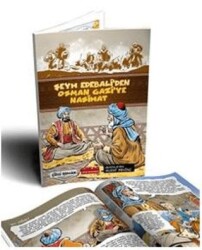 Şeyh Edebali`den Osman Gazi`ye Nasihat Orta Boy, Renkli Çizgi Roman 8+Yaş - Bordo Ressam