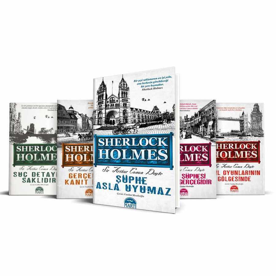 Sherlock Holmes 5 Kitap Set - Martı Yayınları