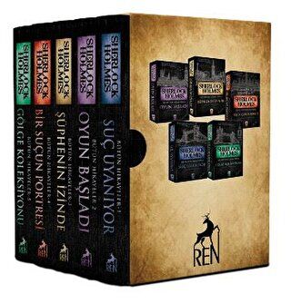 Sherlock Holmes - Bütün Hikayeler 5 Kitaplık Kutulu Set kapağı