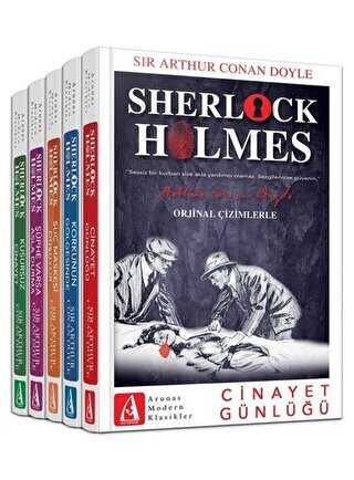 Sherlock Holmes Bütün Hikayeleri 5 Kitap Takım