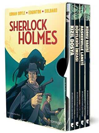 Sherlock Holmes Kutulu Set 4 Kitap - Domingo Yayınevi