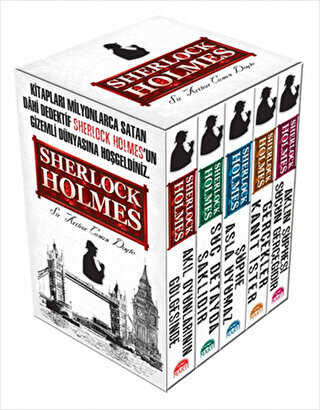 Sherlock Holmes Seti 5 Kitap Takım - Martı Yayınları