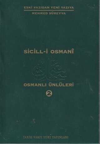 Sicill-i Osmani Osmanlı Ünlüleri 2 At-Hü