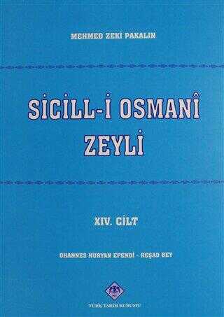 Sicill-i Osmani Zeyli Cilt: 14