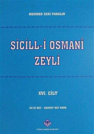 Sicill-i Osmani Zeyli Cilt: 16