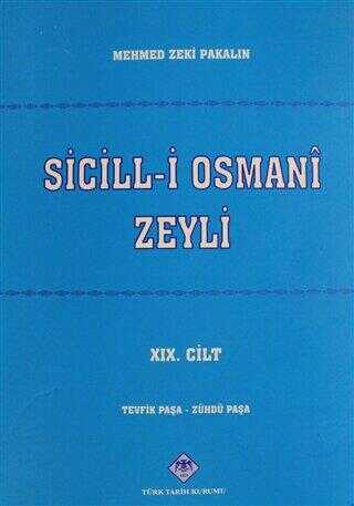 Sicill-i Osmani Zeyli Cilt: 19