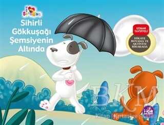 Sihirli Gökkuşağı Şemsiyenin Altında - Mor Kelebek