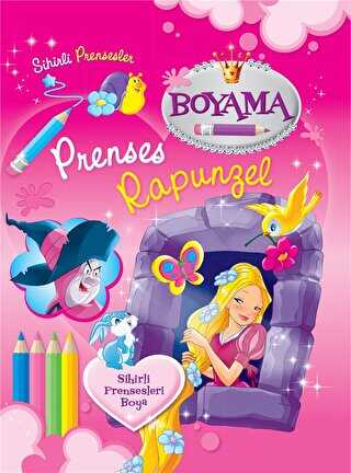Sihirli Prensesler Boyama - Prenses Rapunzel - Parıltı Yayınları