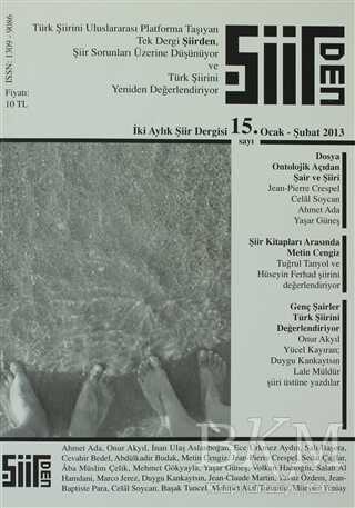 Şiirden İki Aylık Şiir Dergisi Sayı: 15 - Şiirden Yayıncılık