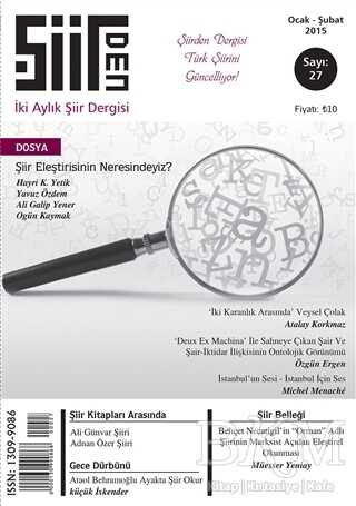Şiirden İki Aylık Şiir Dergisi Sayı: 27 - Şiirden Yayıncılık