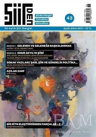 Şiirden İki Aylık Şiir Dergisi Sayı: 43 Eylül-Ekim 2017 - Şiirden Yayıncılık