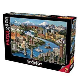 Anatolian Puzzle 2000 Parça Simge Yerler - 1