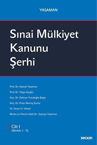 Sınai Mülkiyet Kanunu Şerhi - Seçkin Yayıncılık