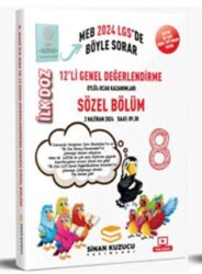 Sinan Kuzucu Yayınları 2024 LGS 8.Sınıf İlk Doz 12 li Sözel Değerlendirme Deneme - Sinan Kuzucu Yayınları