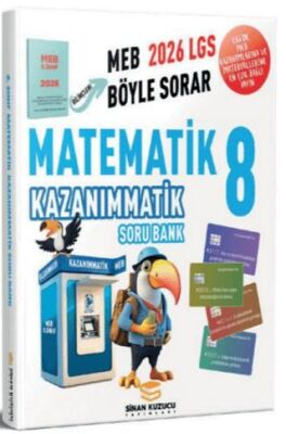 Sinan Kuzucu Yayınları LGS 8. Sınıf Matematik Kazanım Matik Soru Bankası - 1