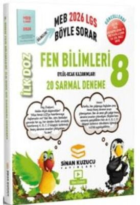 Sinan Kuzucu Yayınları 2026 8. Sınıf Fen Bilimleri İlk Doz Sarmal Branş Denemeleri - 1