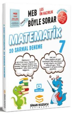 Sinan Kuzucu Yayınları 7. Sınıf Matematik 20 Sarmal Deneme - 1