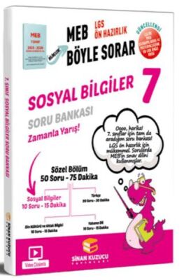 Sinan Kuzucu Yayınları 7. Sınıf Sosyal Bilgiler Soru Bankası - 1
