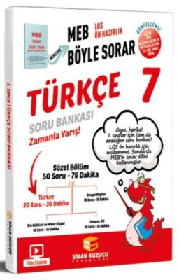 Sinan Kuzucu Yayınları 7. Sınıf Türkçe Soru Bankası - 1