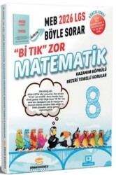 Sinan Kuzucu Yayınları 8. Sınıf Bi Tık Zor Matematik Soru Bankası - Sinan Kuzucu Yayınları