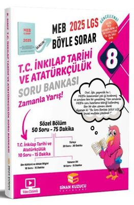 Sinan Kuzucu Yayınları 8. Sınıf İnkılap Tarihi ve Atatürkçülük Soru Bankası - 1