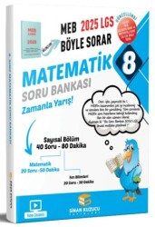 Sinan Kuzucu Yayınları 2025 8. Sınıf Matematik Soru Bankası - Sinan Kuzucu Yayınları