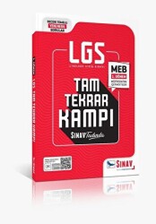 Sınav 8. Sınıf 1.Dönem Tam Tekrar Kamp Kitabı - Sınav Yayınları