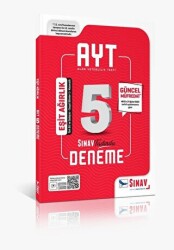 Sınav Yayınları Sınav AYT Eşit Ağırlık 5 Deneme - Sınav Yayınları