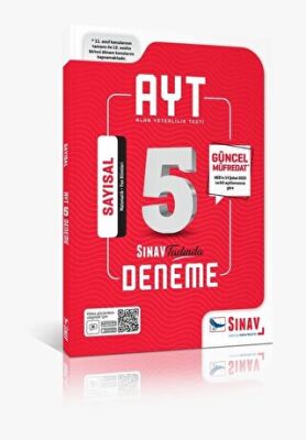 Sınav Yayınları Sınav AYT Sayısal 5 Deneme - 1