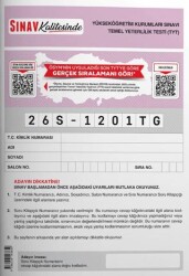 Sınav Kalitesinde 2026 TYT Deneme Kitabı - Sınav Yayınları