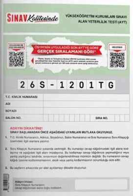 Sınav Kalitesinde AYT Deneme: ÖSYM Verilerine Göre Gerçek Sıralamanı Gör! - 1