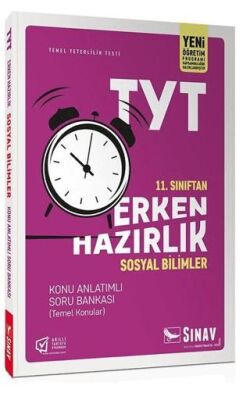 Sınav Yayınları 11. Sınıf TYT Erken Hazırlık Sosyal Bilimler Konu Anlatımlı Soru Bankası - 1