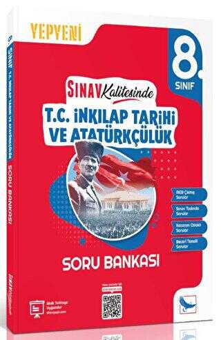 Sınav Yayınları 2024 8. Sınıf LGS T.C. İnkılap Tarihi ve Atatürkçülük Soru Bankası