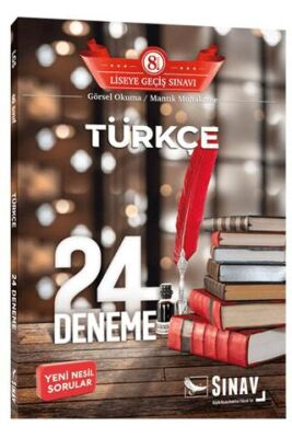 Sınav Yayınları 8. Sınıf LGS Türkçe 24 Deneme - 1