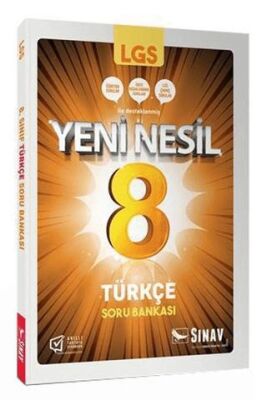 Sınav Yayınları 8. Sınıf LGS Yeni Nesil Türkçe Soru Bankası - 1