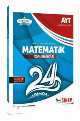 Sınav Yayınları AYT Matematik 24 Adımda Özel Konu Anlatımlı Soru Bankası - 1