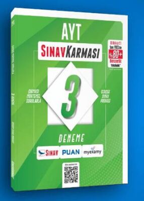 Sınav Yayınları Sınav Karması AYT 3 Deneme - 1