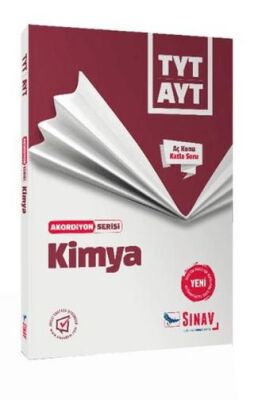 Sınav Yayınları TYT - AYT Kimya Akordiyon Serisi - 1