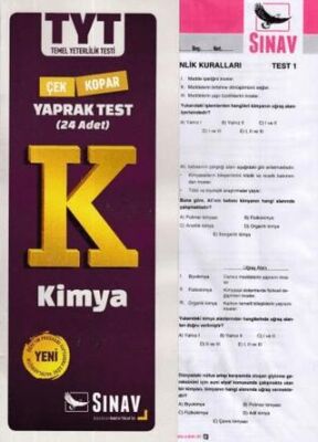 Sınav Yayınları TYT Kimya Yaprak Test - 1