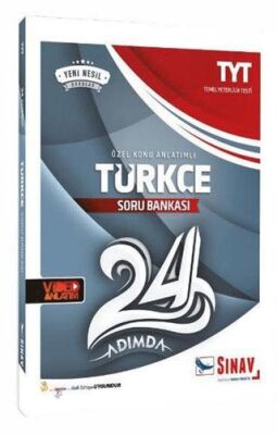 Sınav Yayınları TYT Türkçe 24 Adımda Özel Konu Anlatımlı Soru Bankası - 1