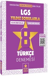 8. Sınıf LGS Türkçe 8 Deneme Video Çözümlü - Yıldız Sorular Yayınları