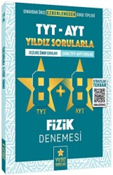 TYT AYT Fizik 8+8 Deneme Video Çözümlü - Yıldız Sorular Yayınları